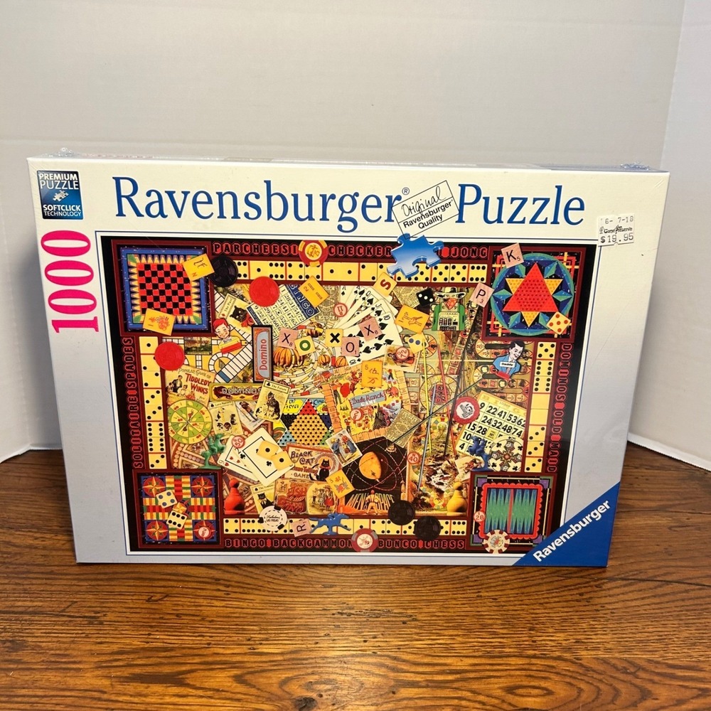 Ravensburger Vintage Games 1000 Piece Puzzle Kate Ward Thacker 194063 New Sealed